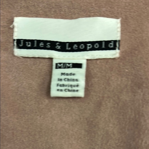 Jules & Leopold Pink Draped Blazer - Picture 2 of 6